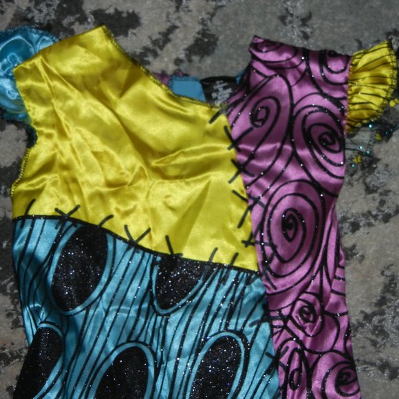 New! Nightmare Before Christmas Classic Sally kids Girls Costume Size L(10/12) - Picture 3 of 3